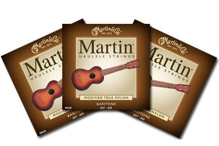Martin M630 Baritone Ukulele Strings - Three Pack