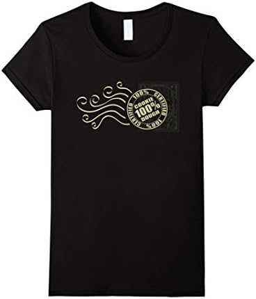 Women's Cookie Dough Stamp Small Black