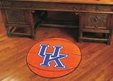 Kentucky UK Wildcats BASKETBALL-SHAPED AREA WELCOME/BATH MAT RUG