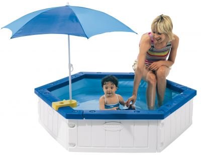 DEMA Kinderplanschbecken Aqua Baby mit Sonnenschirm