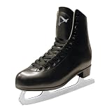 Mens Leather Lined Figure Skate Sz