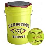 Sporting Goods : Diamond Fast Pitch Softballs & Bucket Combo