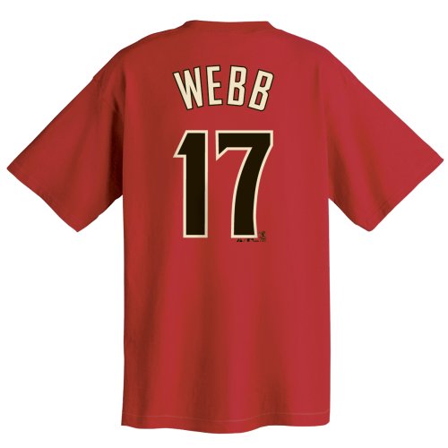 Brandon Webb Arizona Diamondbacks Name and Number T-Shirt (Large)
