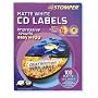 Avery 100-labels 98102 Matte White CDlabels for cd Stomper Pro