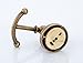 Rozin Wall Mounted Bathroom Towel Hook Clothes Hanger Antique Brass