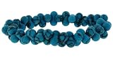 Peanut Style Crystal Bracelet - Imitation Turquoise