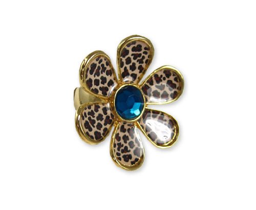 Betsey Johnson Jungle Fever Flower Ring – Size 8 1/2