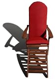 Strathwood Talbot Adirondack Chair Cushion, 2 pieces Seat and Back Cushion, Garnet