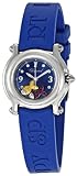 Chopard Happy Beach Jeweled Fish Steel Blue Mini Ladies Watch 27/8923-402