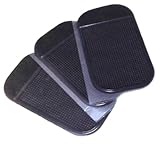 【AMARISE】強力粘着滑り止めマット 粘着シート 滑り止めシート ブラック 黒 お買い得 3枚セット ダッシュボード上の小物整理に！