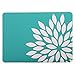 HDE Hard Shell Case for MacBook Pro 13 Inch (Retina Models: A1425 / A1502), Flower Petals Teal