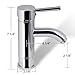 Decor Star® BRG01-SC-U Single Handle Bathroom Vanity Sink Lavatory Faucet UPC cUPC NSF Lead Free Chrome
