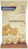 Barbaras Bakery Baked White Cheddar Cheese Puffs, 5.5-Ounce Bags (Pack of 12)