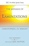 The message of Lamentations : honest to God