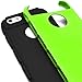 iPhone 6 Plus Case, MagicMobile® Cute Protective Hard Shockproof [Drop Protection] Fashion Cover for Apple iPhone 6 Plus (5.5') Impact Resistant Hybrid Thin Armor Case [ Green / Black ] with Screen Protector.