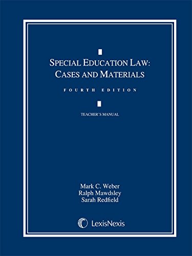 Special Education Law: Cases and Materials