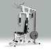 Yukon's incredible new Condor Gym incorporates all the best features of a health club gym into one complete, convenient, space-saving system. This innovative new machine allows the user to perform an entire body workout. Made of tough 12 gauge steel with the finest components throughout, the Condor Gym is set to revolutionize the complete "home" gym market. The smooth free weight slider glides effortlessly through each routine providing a fantastic workout at an unbelievable price. The Condor enables you to perform the following exercises: Bench Press Pec Dec Lat pull downs (front and back) leg extensions leg curls seated rows inner and outer thigh kicks and many more!