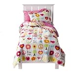 Peace and Love Twin Size Bedding Set / Girl's Peace and Love Comforter and Sheets