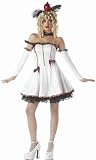 Womens Knife Thrower Magicians Assistant Couples Costume Outfit Carnival Show Dress
