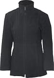 Maxam Ladies Black Genuine Suede Leather Jacket 3X (22-24)