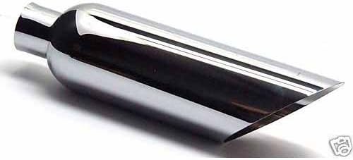Exhaust Tip Chrome Plated 5 X 24 Af 2.5 Inlet Wesdon Exhaust Tip