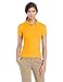 Lee womens Stretch Pique Polo Shirt, Gold, Large US