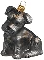 Ornaments To Remember Schnauzer (Gray) Hand-Blown Glass Ornament