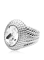 Dyrberg/Kern Anillo Crystal (Plateado / Transparente)