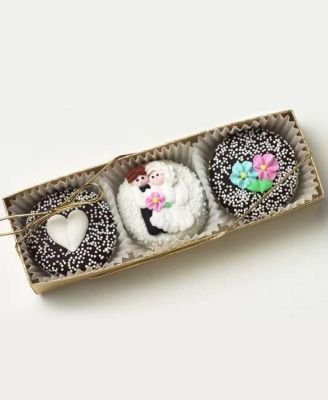 Good Fortunes Chocolate Covered Wedding Oreos®, Box of 9 by Good Fortune Cookie Co.