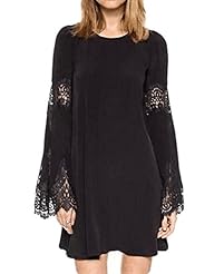 Stretchy Chiffon Above the Knee Mini Dress 