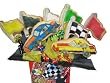 Race Car Flag 8 Cookie Bouquet
