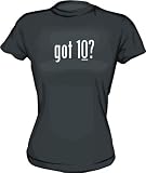got 10? Women's Tee Shirt Large-Black Long Sleeve Babydoll