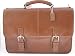 Authentic Coach Thompson Tobacco Brown Leather Laptop Briefcase Bag #6455