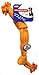 Ethical Pets Super Squeak Rope Dog Toy with 2-Squeaker, 14-Inch