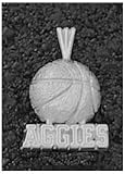 Logo Art Texas A&M Aggies Sterling Silver Basketball Pendant