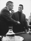 Former Master's Golf Tournament Winner Bobby Jones, Congratulating New Winner, Gary Player Premium Photographic Poster Print, 24x32