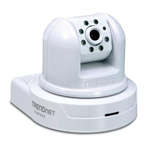 TRENDnet SecurView Day/Night Pan/Tilt/Zoom Internet Surveillance Camera TV-IP422  (White)