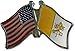 Flagline Vatican (Papal) - Friendship Lapel Pin