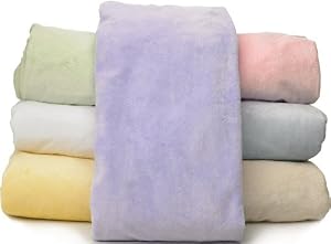 American Baby Company Lavender Heavenly Soft Chenille Flat Changing Table Cover