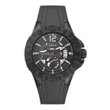 Guess Herren-Armbanduhr XL Magnum Analog Quarz Sili