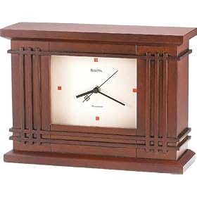 Buy Martin House Tabouret Mantel Clock by Bulova - Frank Lloyd Wright Collection by var goTwisterProductImageStrings = new Object();goTwisterProductImageStrings['prodImageNotAvailTextNoColor'] = 