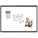 Quartet Magnetic Whiteboard, Dry Erase Markers & Magnets Value Pack, Frame Color May Vary (44200)