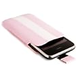 LUPO Pink Leather Pouch Case with Pull Tab for Apple: Iphone (2G, 3G, 3GS, 4, 4S) Ipod Touch, Nokia: N8, X6. Samsung: S5230 Tocco Lite, S5620 Monte, S8500 Wave, I9000 Galaxy S. Sony Ericsson: Satio, Vivaz. Motorola: Milestone. LG: Renoir, Cookie, Viewty.