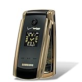 Samsung Gleam SCH-U700 Phone GOLD - stereo speakers, external touch music controls, 2.5mm headset jack, QVGA display, 2 megapixel camera, memory card slot, stereo Bluetooth, EVDO high-speed data, advanced voice control - Refurbished
