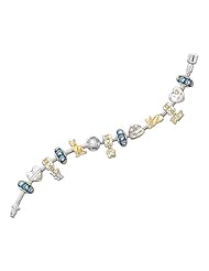 Charming Touches "I Love My Cat" Charm Bracelet by The Bradford Exchange