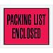 Aviditi PL402 Full Face Envelope, "Packing List Enclosed", 4-1/2" Length x 5-1/2" Width, Red (Case of 1000)