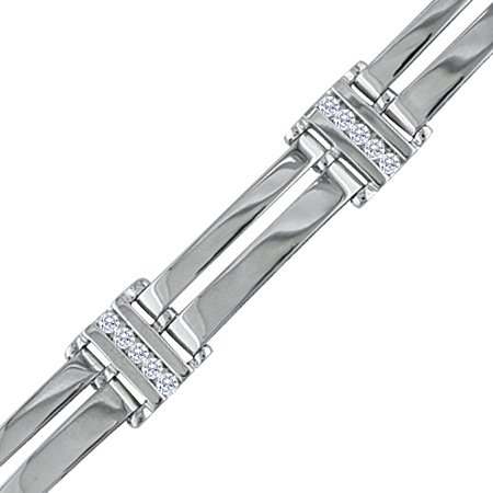 1 Ctw Diamond Bracelet In 14K White Gold