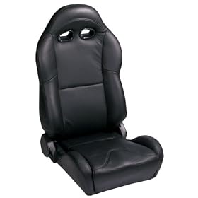 Corbeau VX2000 Black Leather Racing Reclining Seat