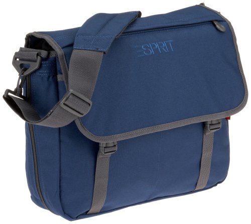 ESPRIT ESSB 104001 B SEC School Courier Bag Secondary, ca. 32 x 17,5 x 38,5 cm, blue Preisvergleich