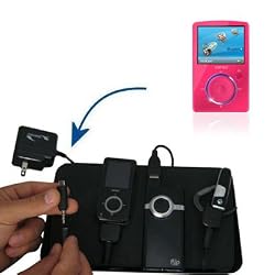 Gomadic Universal Charging Station for the Sandisk Sansa Fuze and many other mobile devices - 2nd Generation Design - uses Gomadic TipExchange Technology - 4 tips included